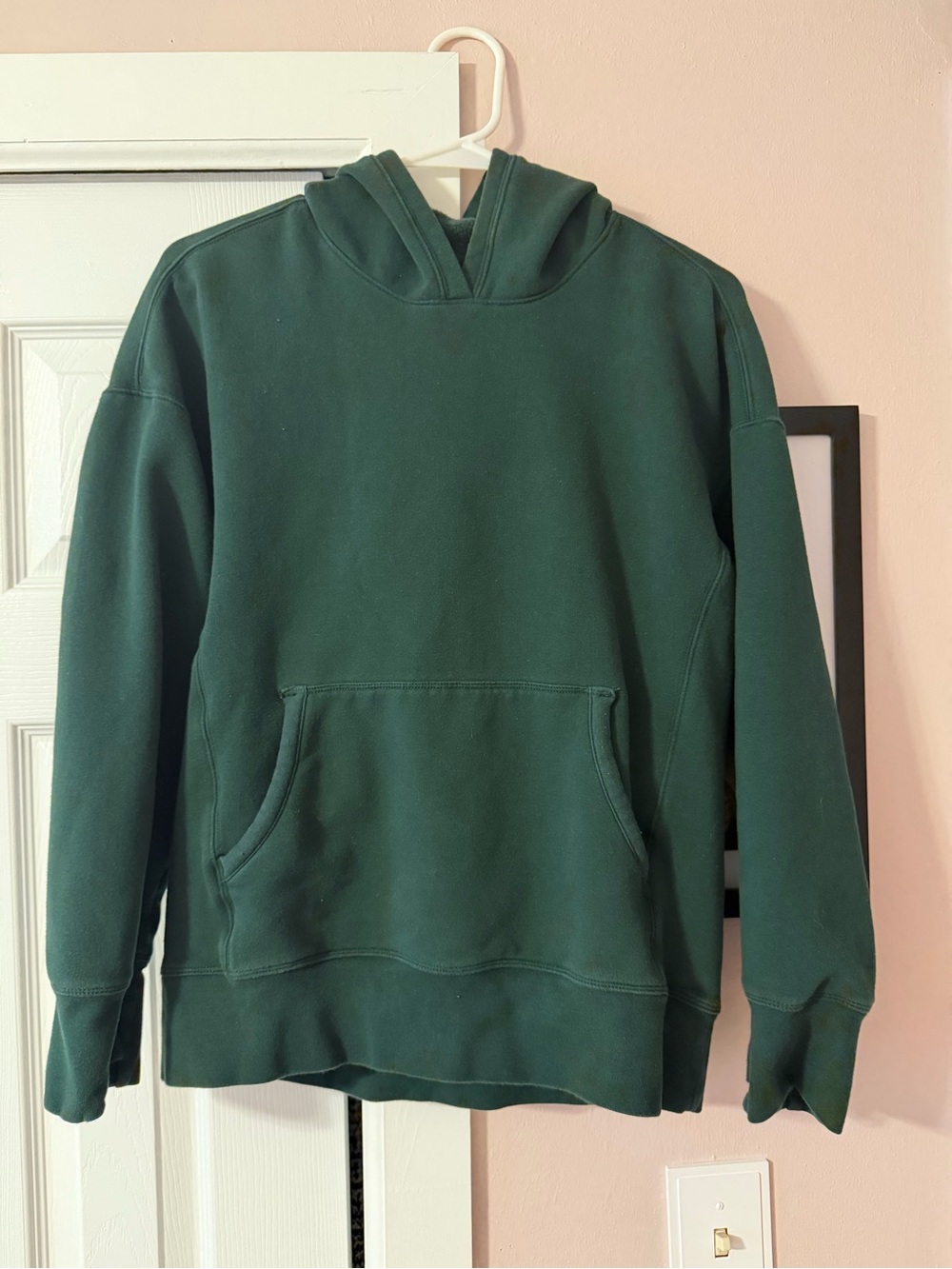 Athleta Dark Green Women's Pullover Hoodie